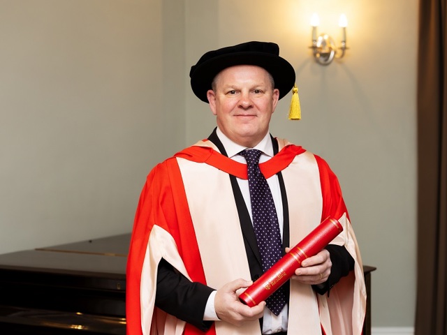 Trust Chief Executive recognised with honorary degree from the University of Reading