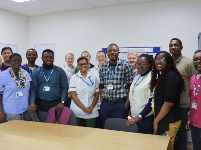 Knowledge sharing with Nigerian healthcare professionals at the Royal Berkshire Hospital