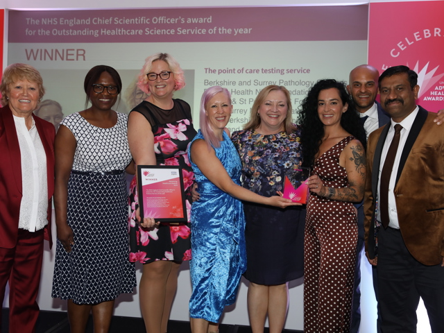 Congratulations to the BSPS point of care testing team