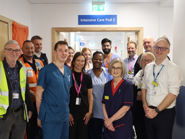 ICU refurbishment at Royal Berkshire Hospital hits new milestone