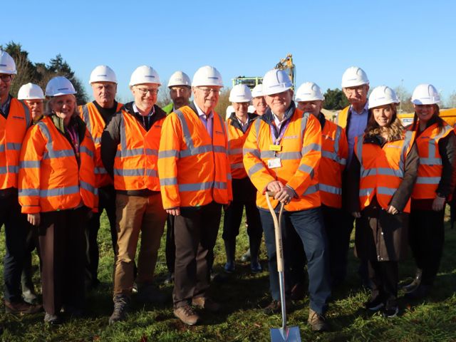 Construction begins on a new state-of-the-art MRI community diagnostic centre at West Berkshire Community Hospital